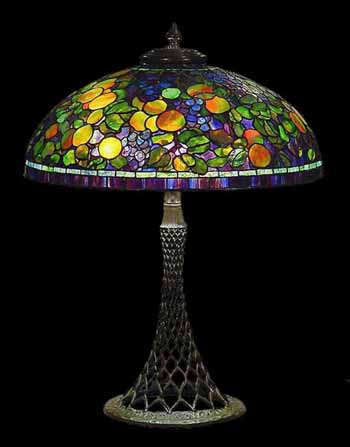 24" Fruit Tiffany Lamp